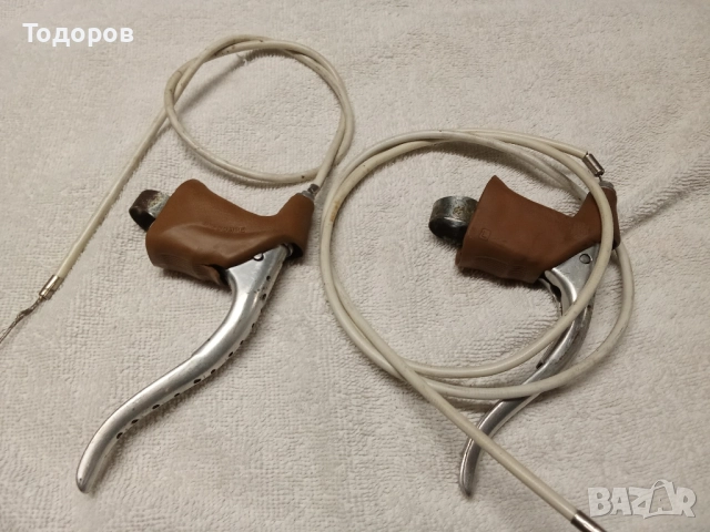 Dia Compe ретро ръкохватки за спирачки за шосеен велосипед , снимка 2 - Части за велосипеди - 52021644