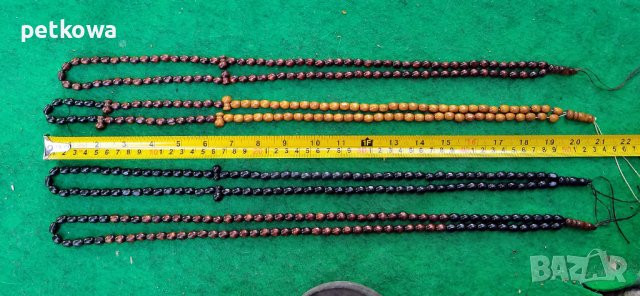 Четири броя броеници по 100 звена, снимка 1