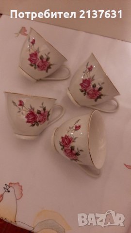 ЧАШИ за КАФЕ  - 4 броя , снимка 1