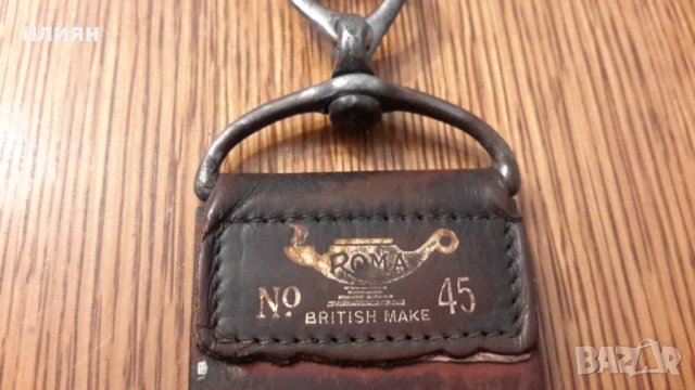 Стар бръснарски каиш за заточване на бръсначи има забележки , снимка 6 - Антикварни и старинни предмети - 44246449