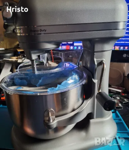 Миксер KitchenAid Heavy Duty 6.9л, снимка 3 - Миксери - 56181173
