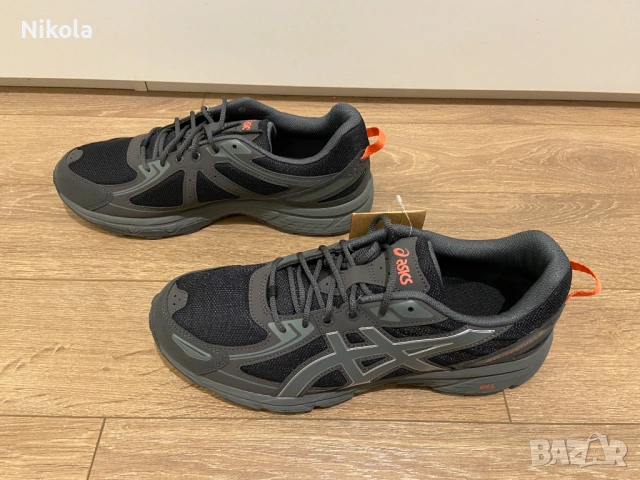 Asics Gel-Venture 6, цвят: Black/Grey, стелка: 28.5 см, номер: 44.5, снимка 3 - Маратонки - 53709461