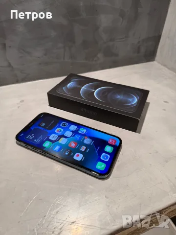 КАТО НОВ Iphone 12 Pro Pacific Blue 128 GB, снимка 7 - Apple iPhone - 56261193