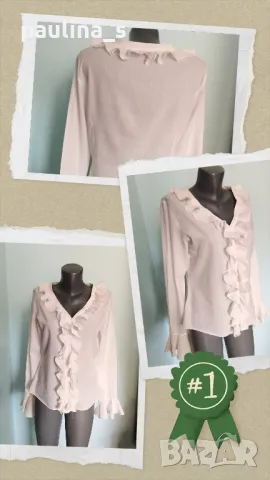 Три различни броя / Изумителна маркова риза с жабо / голям размер , снимка 2 - Ризи - 36365087