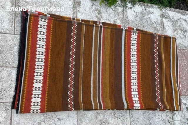 тъкана черга размер 130/500 см. , снимка 3 - Килими - 51246516