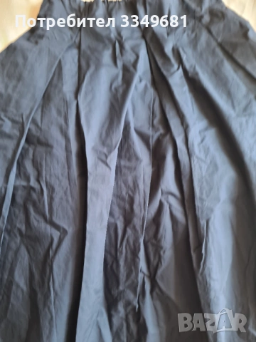 Синя памучна пола за лятото 