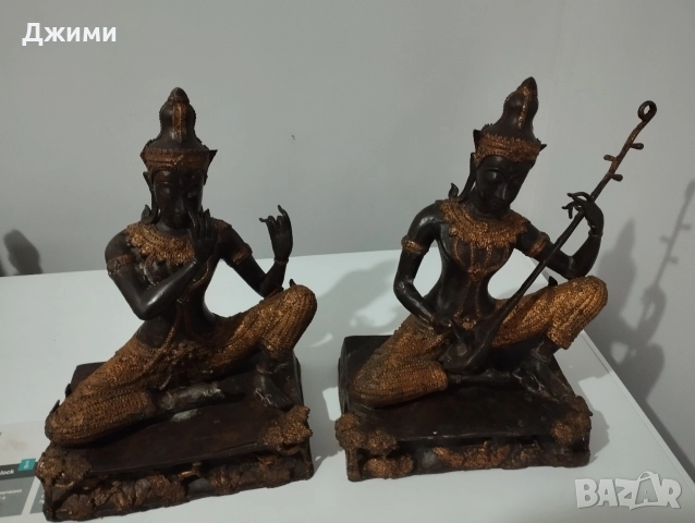 стари азиатски статуетки, снимка 3 - Антикварни и старинни предмети - 52863729