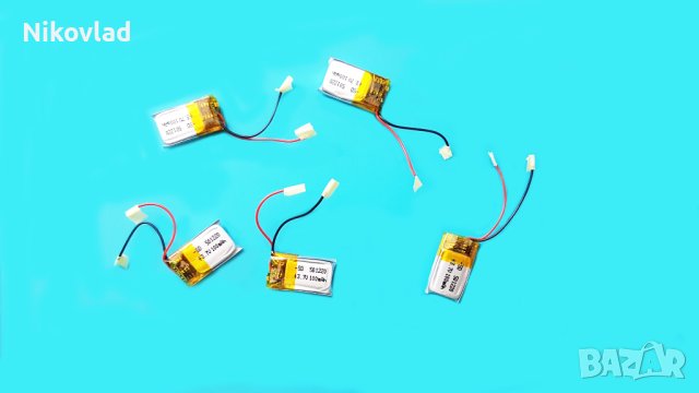 Батерия 3.7V 100 mAh 501220 Li-Polymer, снимка 2 - Друга електроника - 42165980