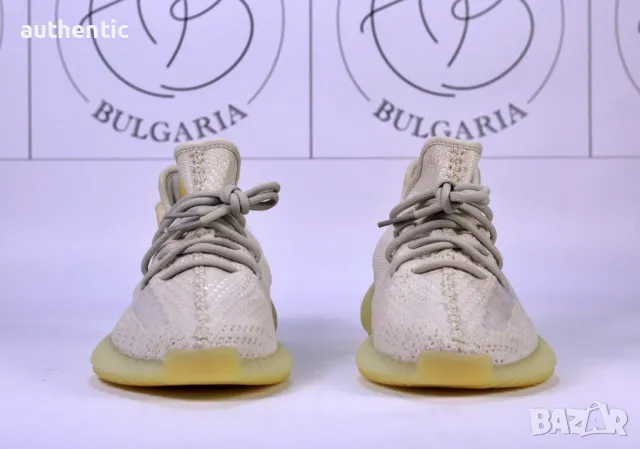 Adidas Yeezy Boost 350 Light Mono Ice Мъжки Дамски Маратонки, снимка 3 - Маратонки - 47414008