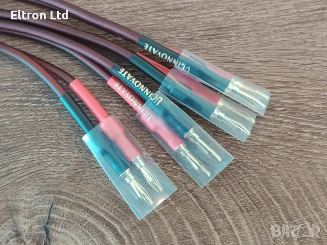 2 X 2m HiFi OFC Audio Speaker Cables Gold-Plated Banana Plugs 2x2.5mm, снимка 3 - Тонколони - 55073498