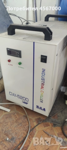 Лазерна машина CO2 60w. 50х70 см , Лазерен гравир, лазерно рязане + Индустриален Чилър CW 5200, снимка 4 - Други машини и части - 52006796