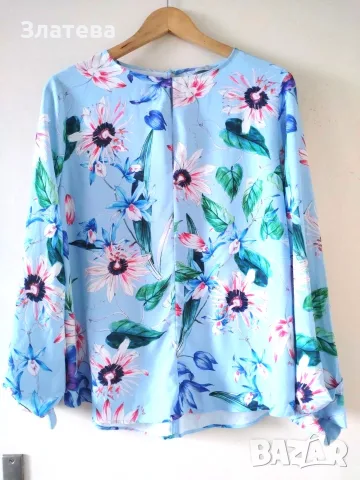 Блуза изкуствена коприна H&M, размер 38