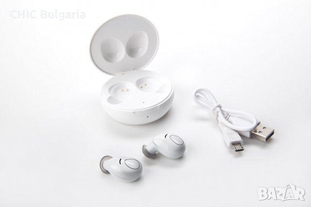 Преносима батерия (power bank) + Bluetooth слушалки TWS (earbuds), снимка 6 - Външни батерии - 38786370