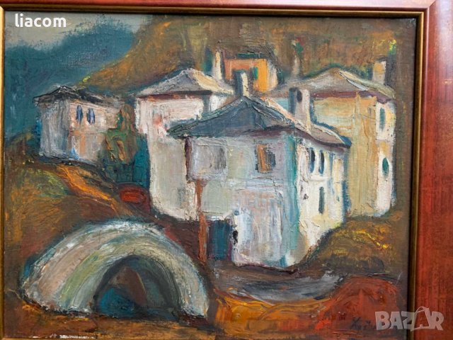 ХРИСТО ФОРЕВ (1927 - 2005) масло/пейзаж, снимка 2 - Картини - 39008695