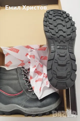 Високи зимни работни обувки (боти) от серията Step Mid+ на марката Nitras Safety Products, снимка 3 - Мъжки боти - 56163289