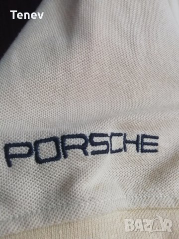 Оригинална жълта тениска Порше Porsche Polo Vintage 3XL, снимка 5 - Тениски - 33970681