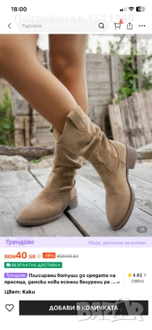 Ботушки и сндали, снимка 2 - Дамски ботуши - 52970836