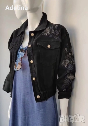 Дънково черно яке