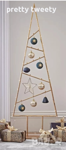 Метална елха за Коледа по поръчка , снимка 2 - Декорация за дома - 52292459