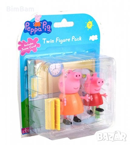 Комплект оригинални фигурки PEPPA PIG / 2 броя