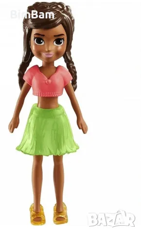 Мини кукла с дрехи за преобличане Polly Pocket с аксесоари / Mattel, снимка 3 - Кукли - 48272498