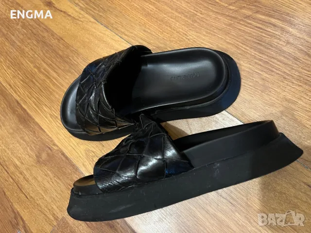 Чехли естествена кожа , снимка 3 - Чехли - 50241070