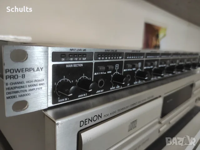 Behringer ha 8000 професионален слушалков усилвател, снимка 9 - Аудиосистеми - 55829631