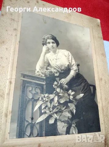 APOLLON CONSTANTINOPLE Старинна СНИМКА ТВЪРД КАРТОН от ФОТО АТЕЛИЕ АПОЛОН от ЦАРСКО ВРЕМЕ, снимка 3 - Колекции - 48681024