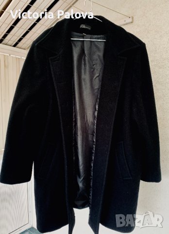 Стилно комфортно палто RODONNA,100% вълна, снимка 4 - Палта, манта - 39318850