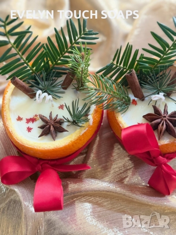 🍊 Коледна масажна свещ „Зимна портокалова магия“, снимка 9 - Други - 52567692