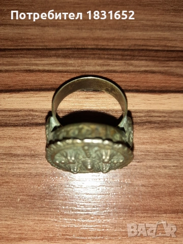 Възрожденски сребърен пръстен, снимка 3 - Антикварни и старинни предмети - 53727215