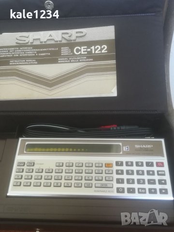 SHARP PC 1210. CE 122. 1980г. Ретро компютър и принтер. Първият програмируем ръчен компютър. Japan. , снимка 15 - Антикварни и старинни предмети - 40058755