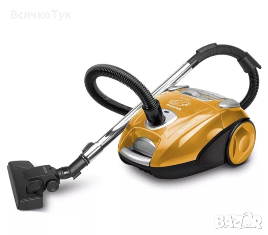 ✨Прахосмукачка с/без торба SENCOR SVC 900-EUE3, 900W ECO мотор, 80 dB, Оранжев/Черен