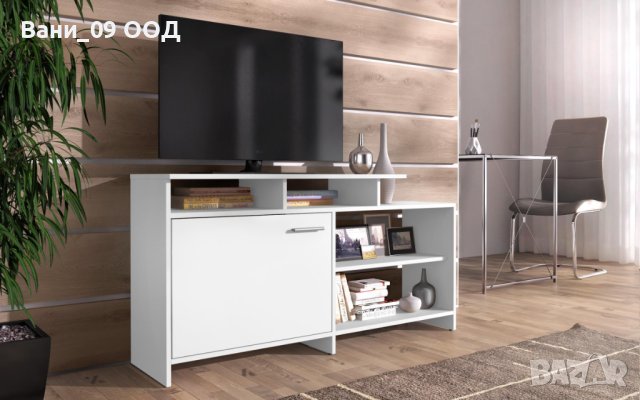 Шкаф за ТВ с етажерки и шкаф, снимка 3 - Шкафове - 36078475