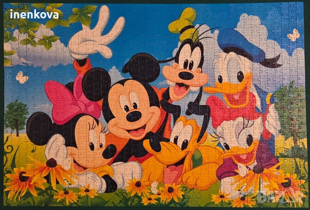 Пъзел Дисни 1000 части, снимка 3 - Пъзели - 53750222