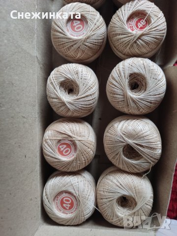 Конци за плетене и памучно тире, снимка 4 - Декорация за дома - 41085715