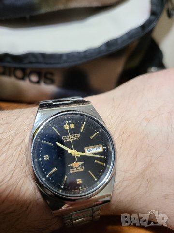 Мeханичен мъжки автоматичен часовник CITIZEN - Eagle 7 - 21 камъка  JAPAN  модел 70те години за коле, снимка 2 - Мъжки - 40015556