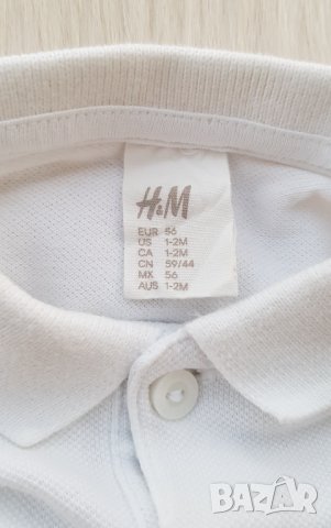Боди риза H&M дънки и жилетка за бебе 1-2 месеца, снимка 13 - Комплекти за бебе - 42480666