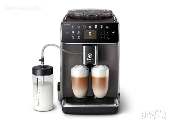 Кафеавтомат Saeco GranAroma SM6582/10 с автоматичен разпенване на мляко, снимка 2 - Кафемашини - 48848218