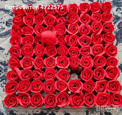 Сапунены рози. Рози от сапун, снимка 4 - Подаръци за жени - 53453151