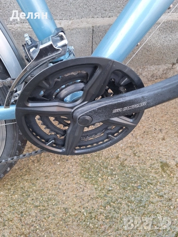 Велосипед CROSSWAVE 26",алуминиева рамка,преден амортисьор,скорост 3×8,монтаж SHIMANO ACERA,фар, снимка 8 - Велосипеди - 53600218