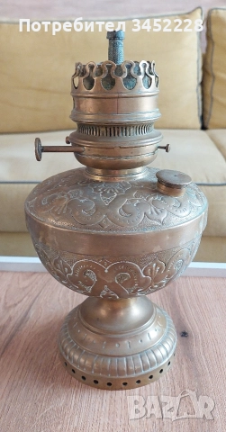 лампа газена месинг за колекционери , снимка 3 - Антикварни и старинни предмети - 52913661