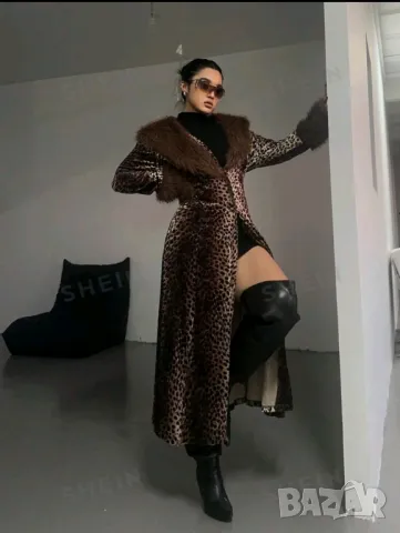 Палто леопардов принт , снимка 4 - Палта, манта - 47342544