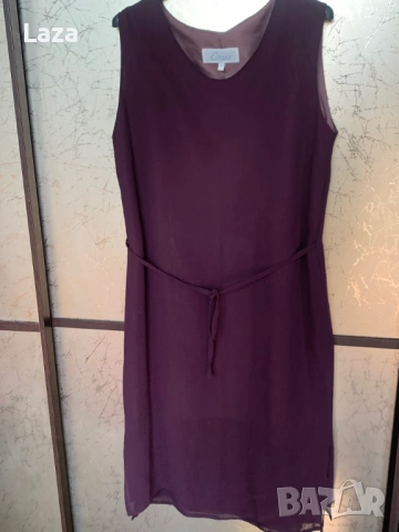 Продавам елегантна рокля от коприна италианска , снимка 2 - Рокли - 36807154