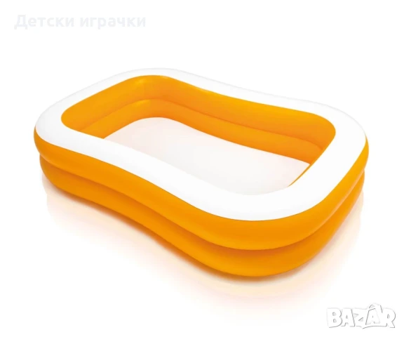 Надуваем басейн Мандарин INTEX, 229 х 147 х 46 см, Mandarine Family, снимка 2 - Басейни и аксесоари - 50775207