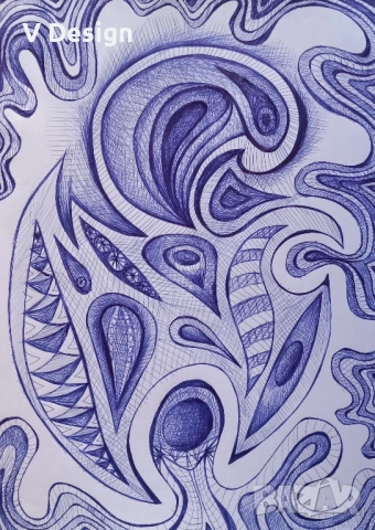 Абстрактни картини "Елементи"- вариации, снимка 8 - Декорация за дома - 52397252