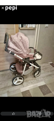 бебешка количка 3 в 1 Adamex, снимка 2 - Детски колички - 52907114