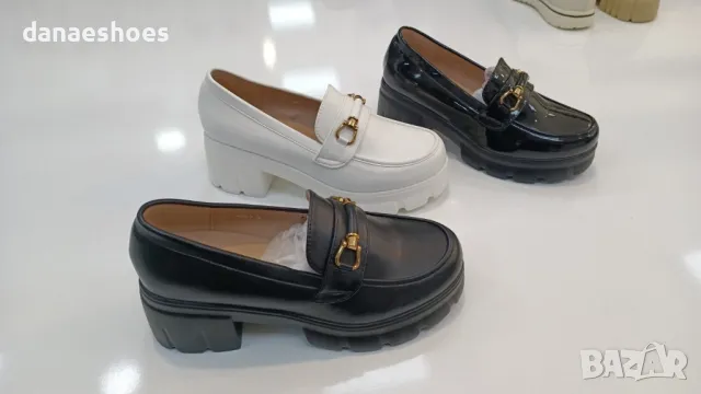 Дамски мокасини с груба подметка , снимка 3 - Дамски ежедневни обувки - 40870907