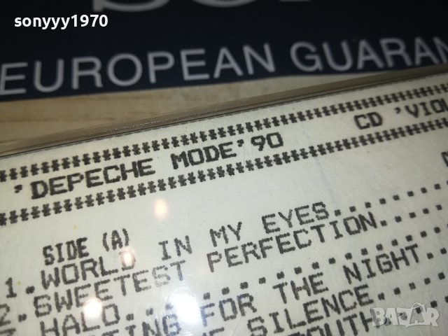 DEPECHE MODE 90 CD VIOLATOR TDK-КАСЕТА 2106231125, снимка 6 - Аудио касети - 41305861