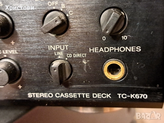 Продавам много запазен триглав дек Sony TC-K 670, снимка 4 - Декове - 52631913